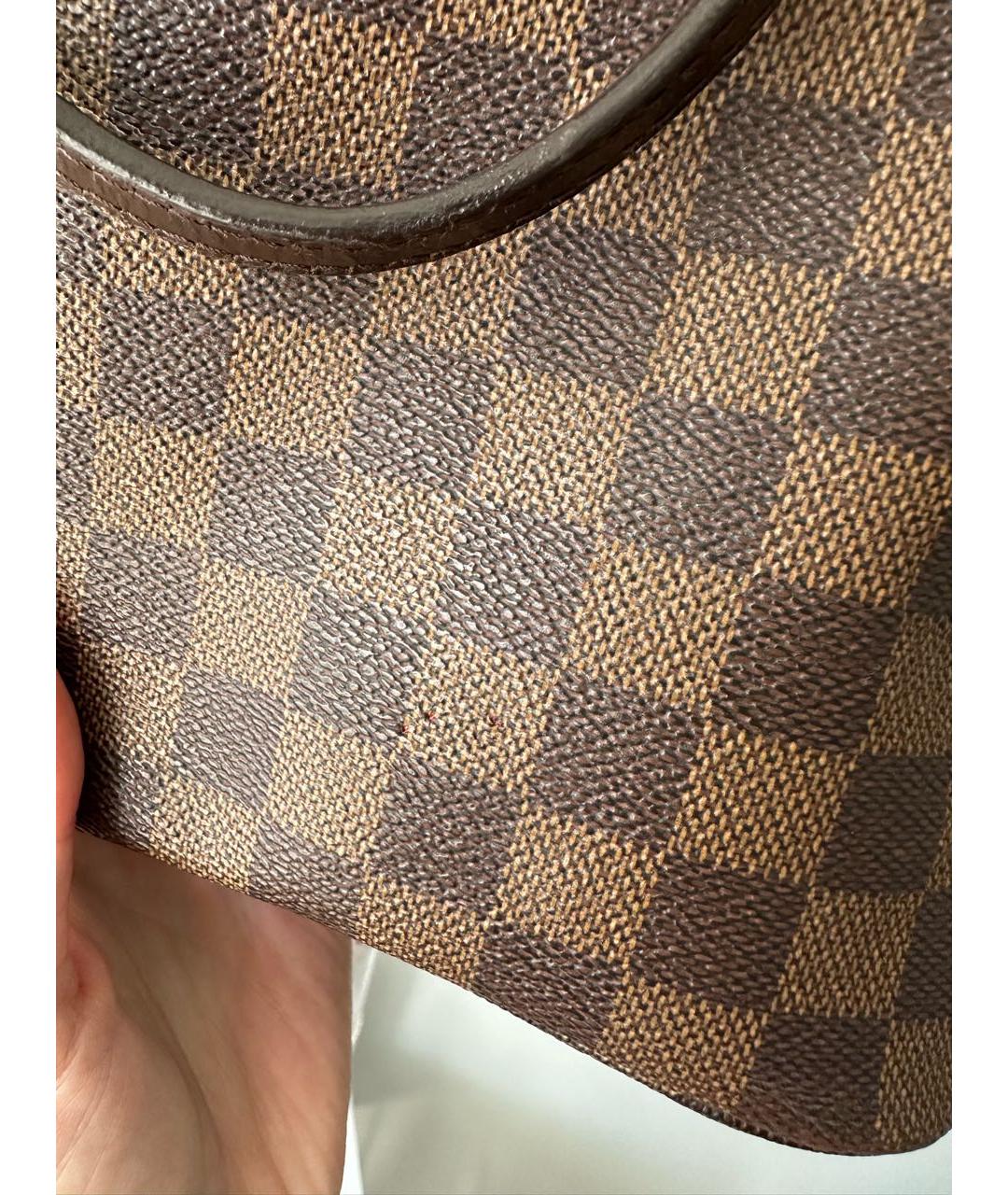 LOUIS VUITTON Коричневая сумка тоут, фото 5
