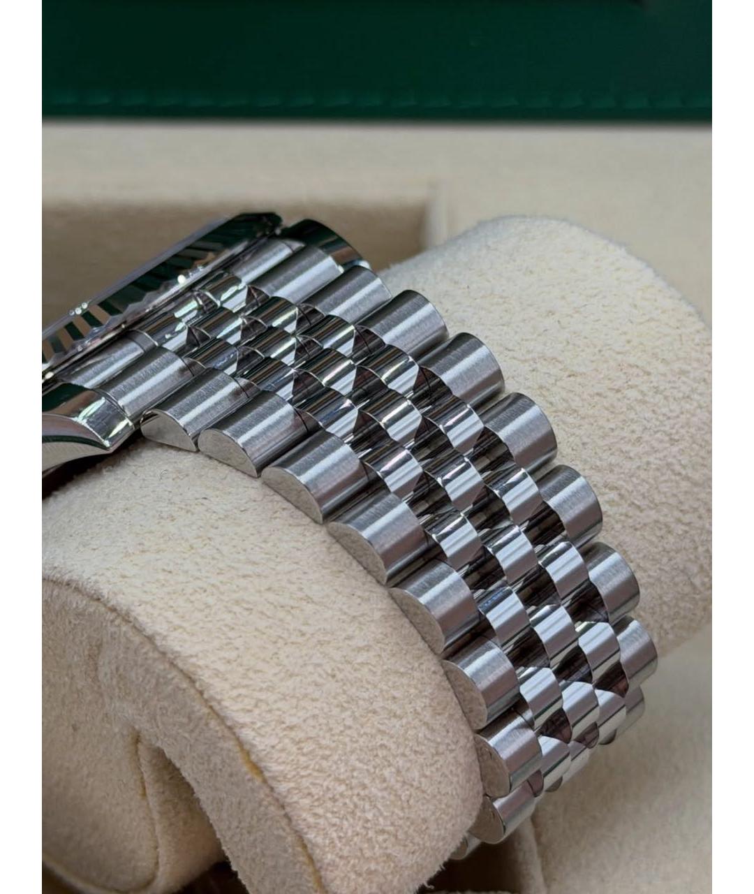 ROLEX Синие часы из белого золота, фото 4