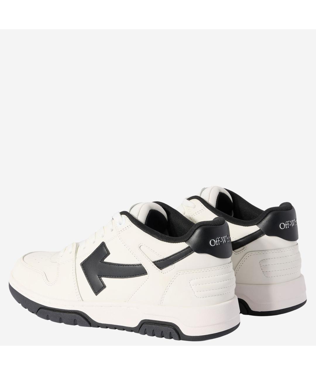 OFF-WHITE Белые низкие кроссовки / кеды, фото 4