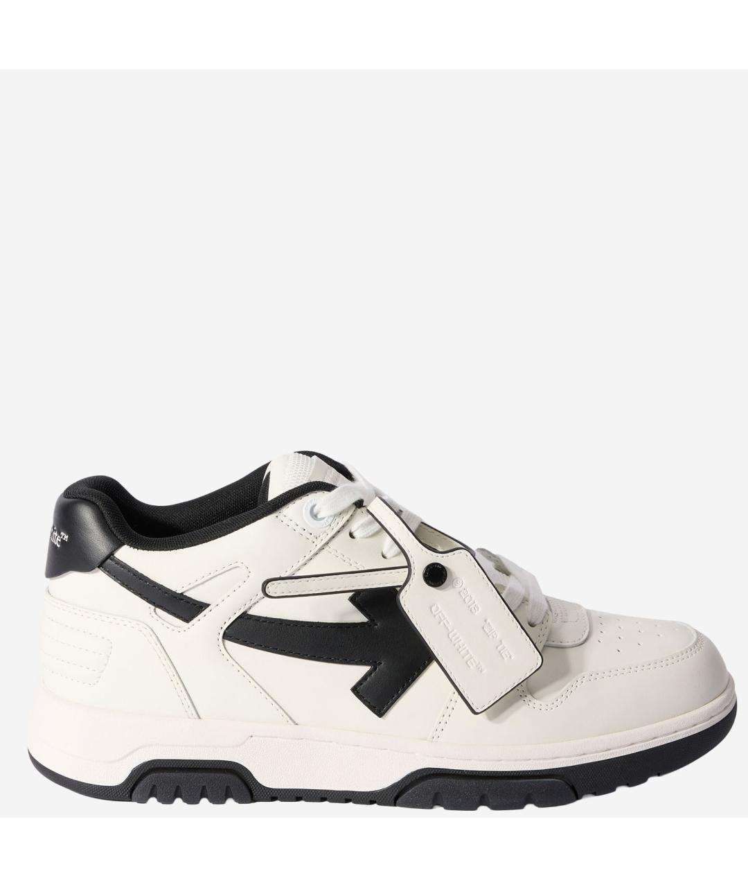 OFF-WHITE Белые низкие кроссовки / кеды, фото 6