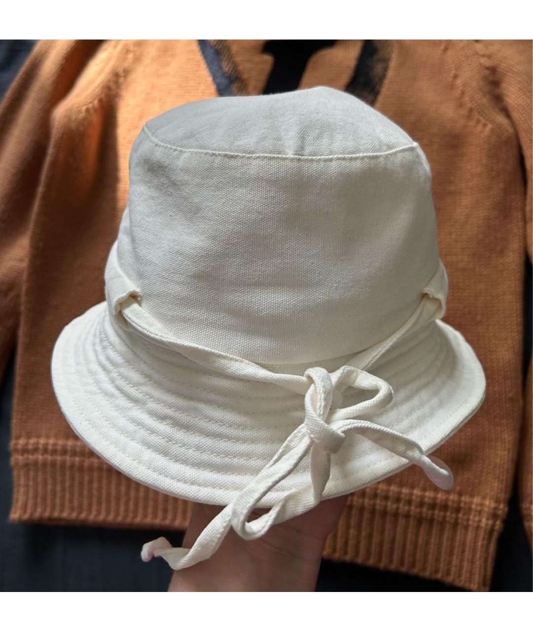 JACQUEMUS Бежевая хлопковая панама, фото 2