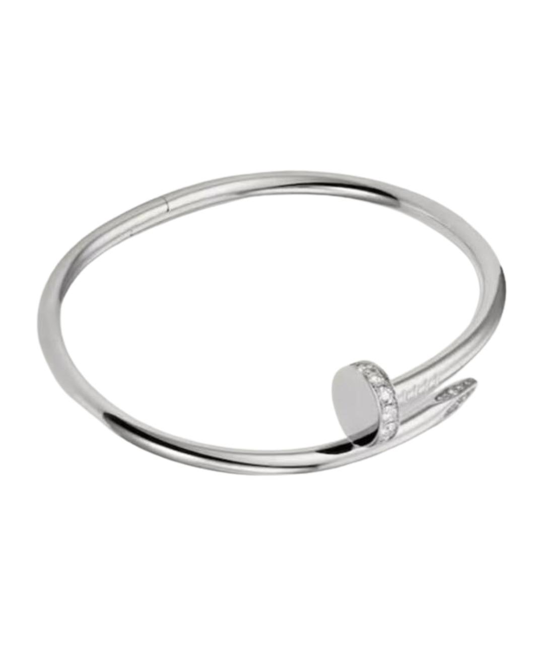 CARTIER Серебряный браслет из белого золота, фото 1