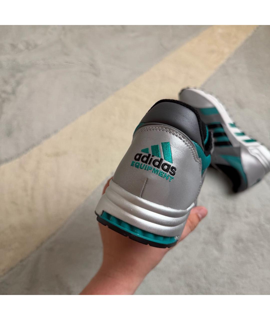 ADIDAS Зеленые текстильные низкие кроссовки / кеды, фото 2