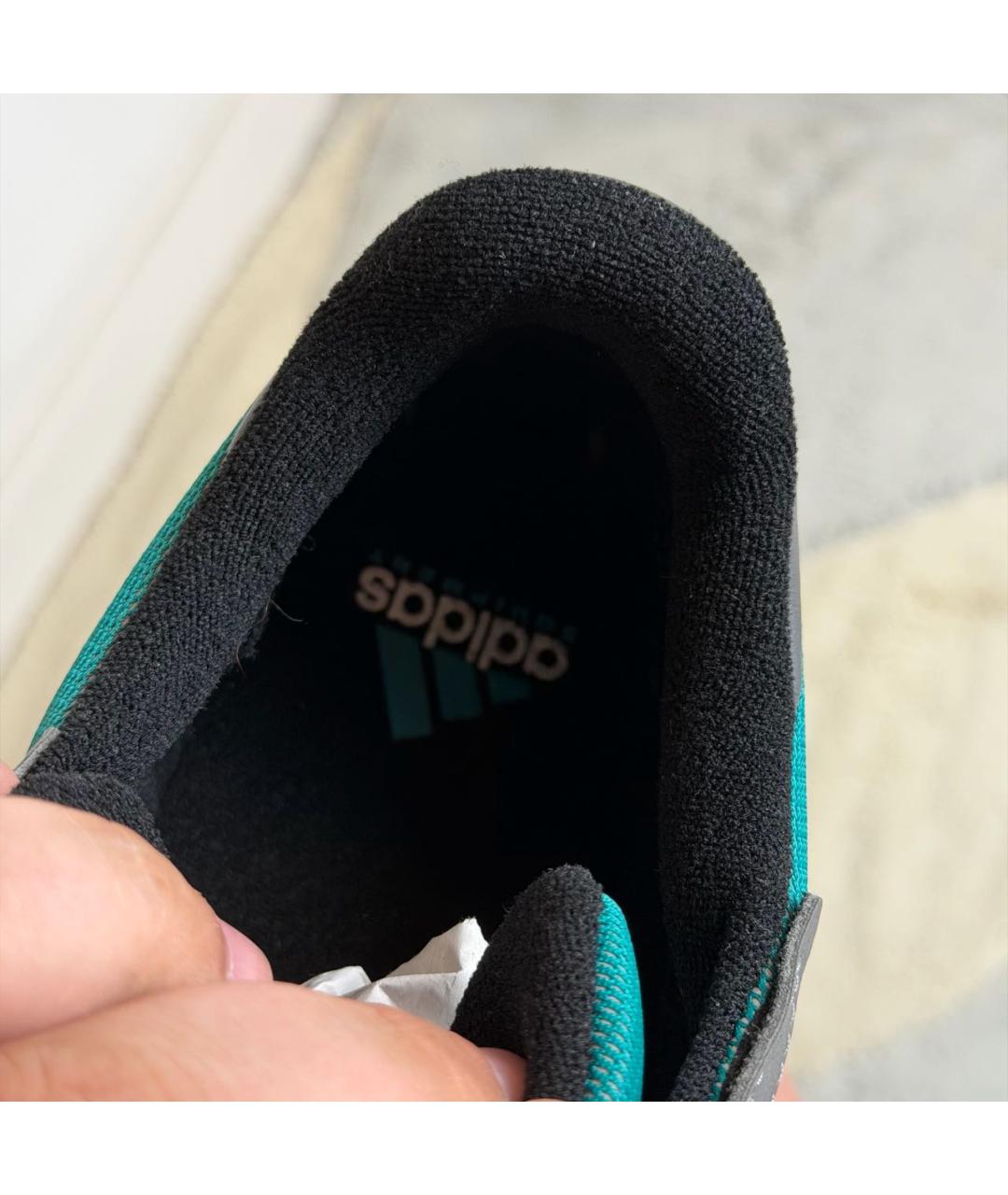 ADIDAS Зеленые текстильные низкие кроссовки / кеды, фото 7