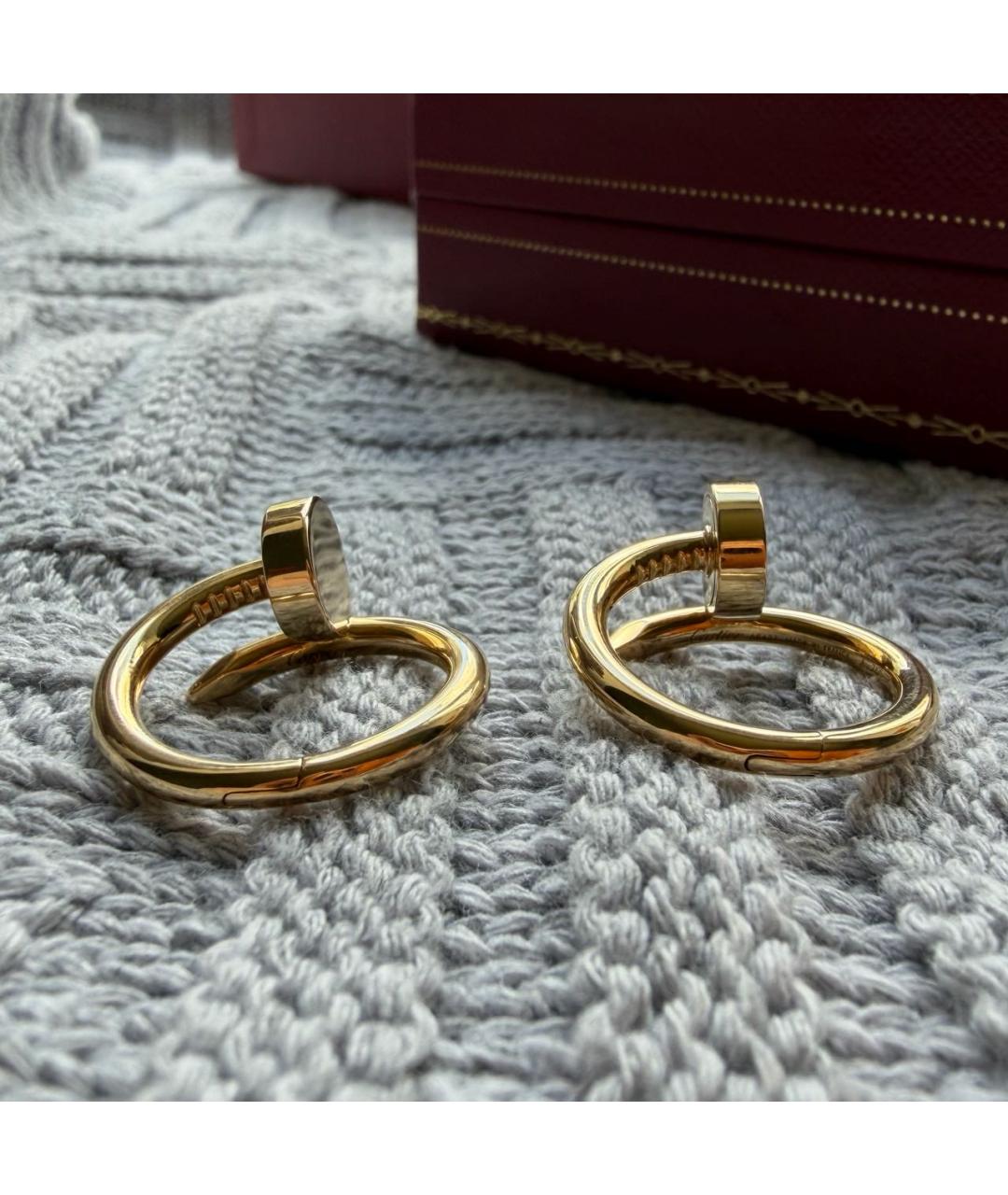 CARTIER Золотые запонки из желтого золота, фото 5