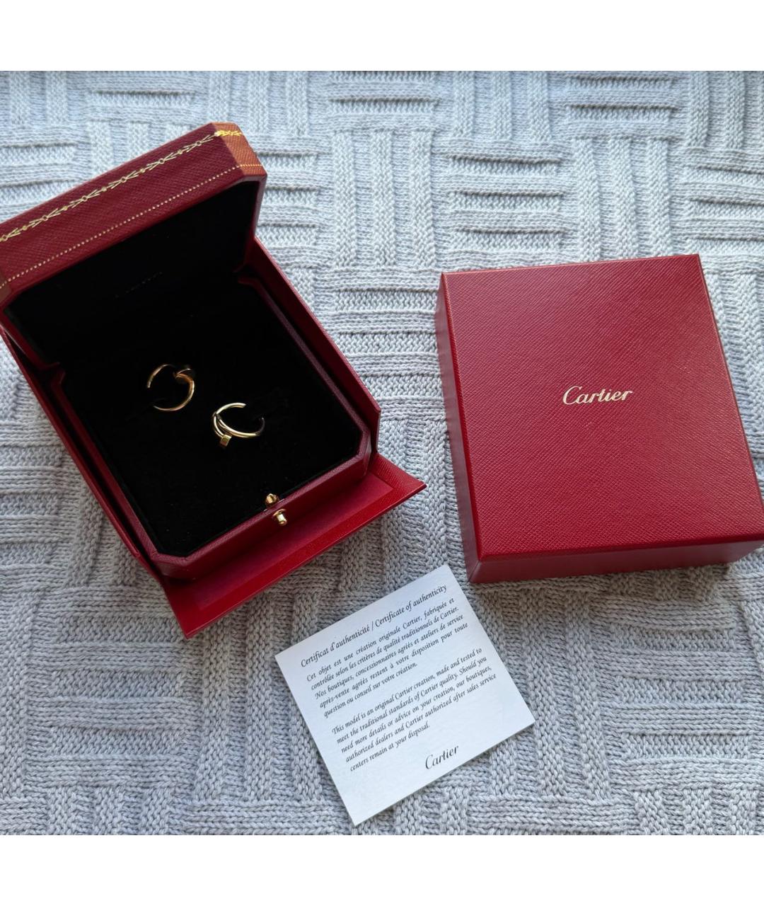 CARTIER Золотые запонки из желтого золота, фото 2