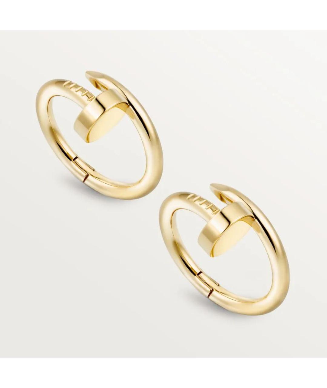 CARTIER Золотые запонки из желтого золота, фото 9