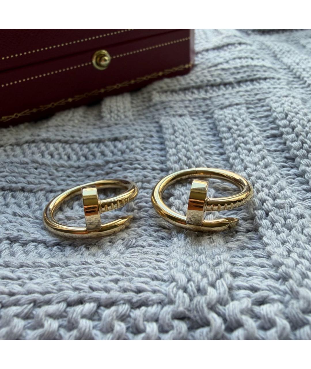 CARTIER Золотые запонки из желтого золота, фото 3