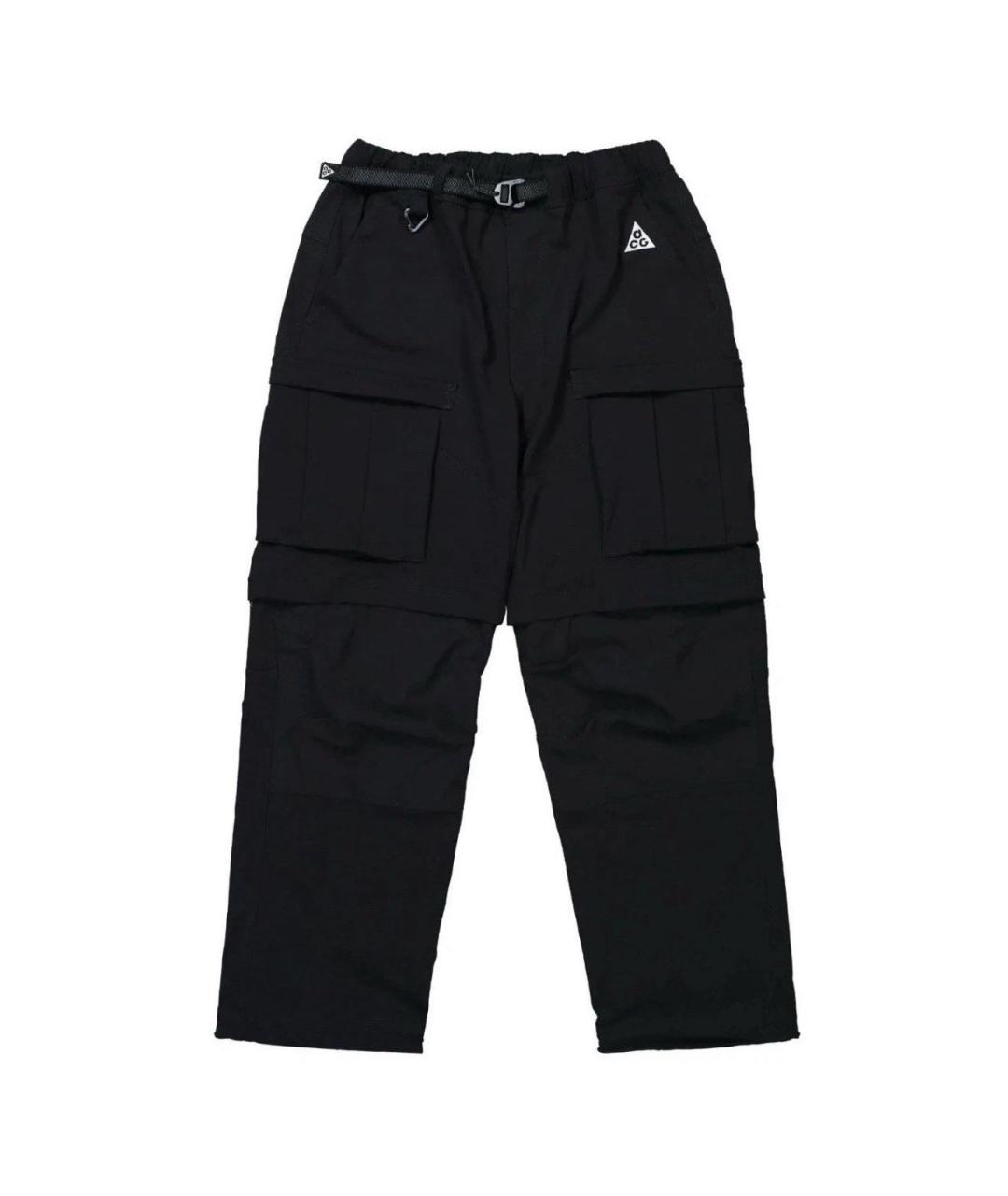 NIKE ACG Черные полиэстеровые повседневные брюки, фото 1