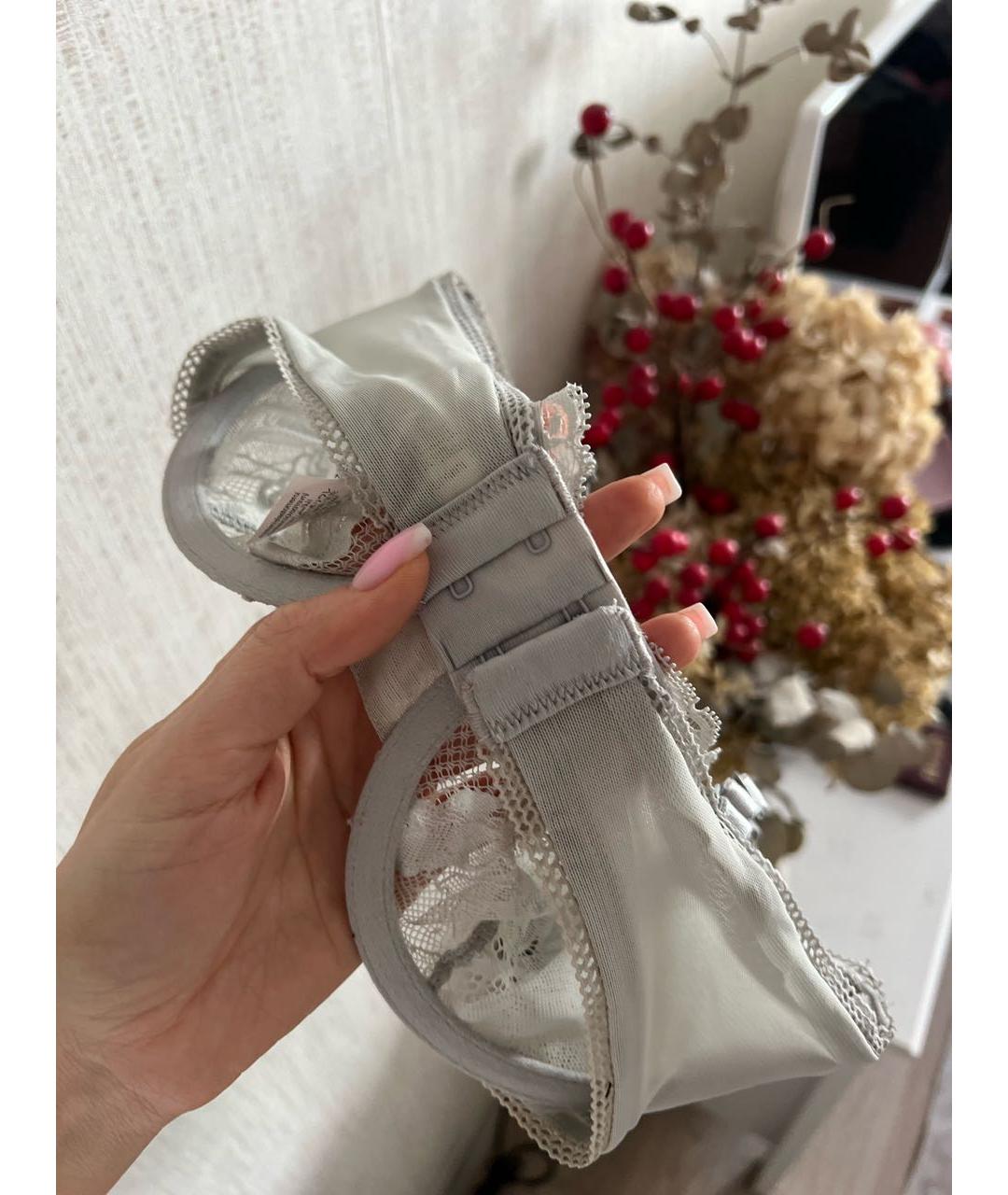 CALVIN KLEIN Серый бюстгалтеры, фото 6