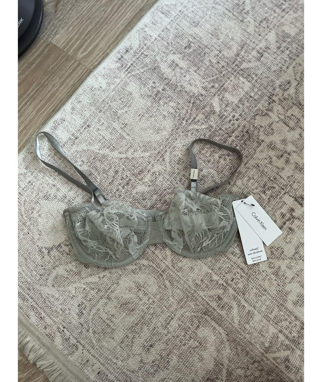 CALVIN KLEIN Серый бюстгалтеры, фото 3
