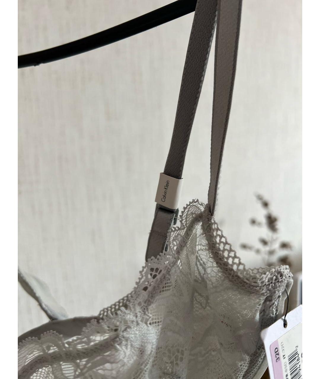 CALVIN KLEIN Серый бюстгалтеры, фото 7