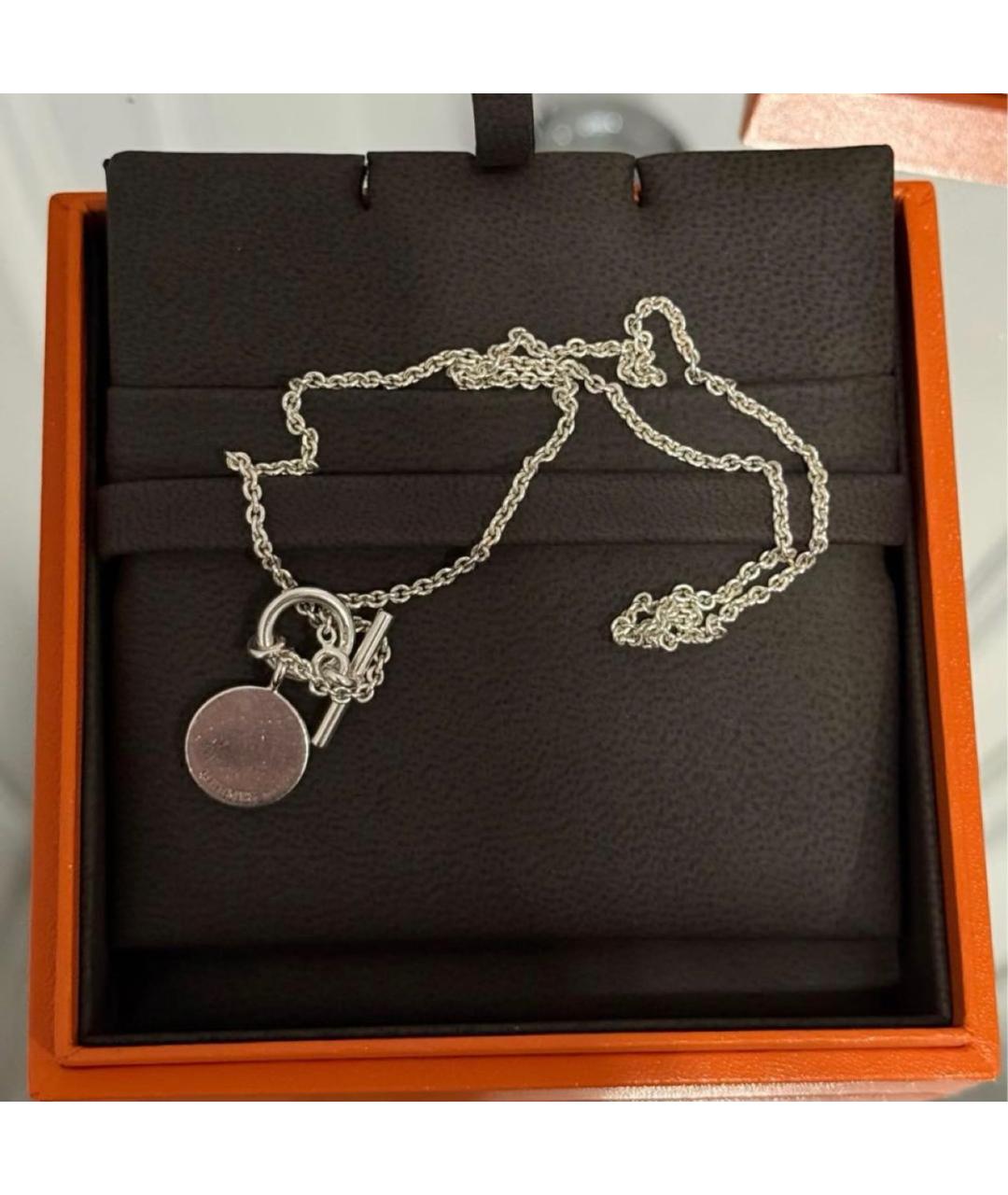 HERMES Серебряная серебряная подвеска, фото 3