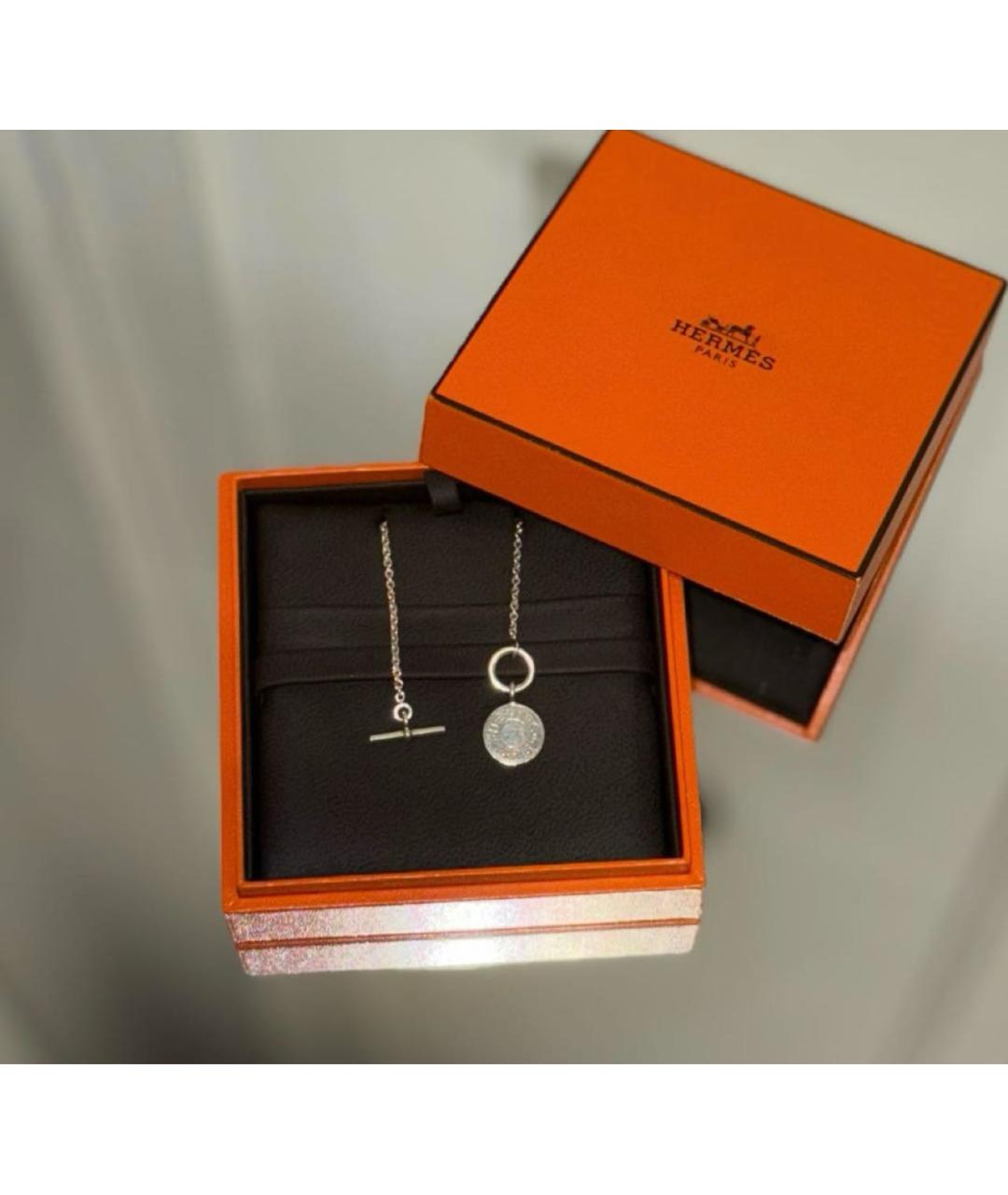 HERMES Серебряная серебряная подвеска, фото 2