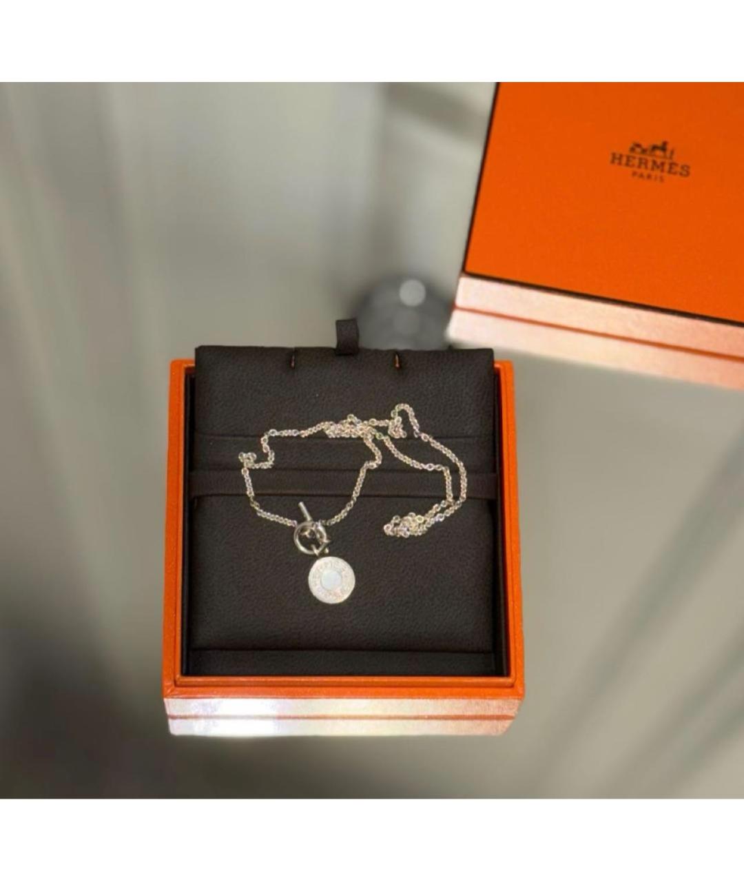 HERMES Серебряная серебряная подвеска, фото 4