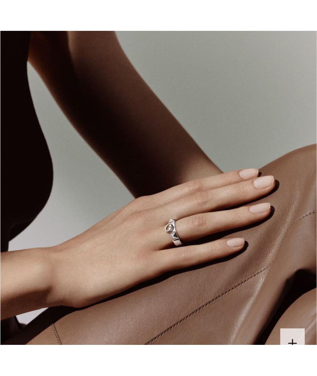 HERMES Серебряное серебряное кольцо, фото 2