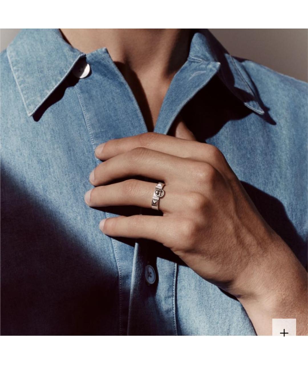 HERMES Серебряное серебряное кольцо, фото 6