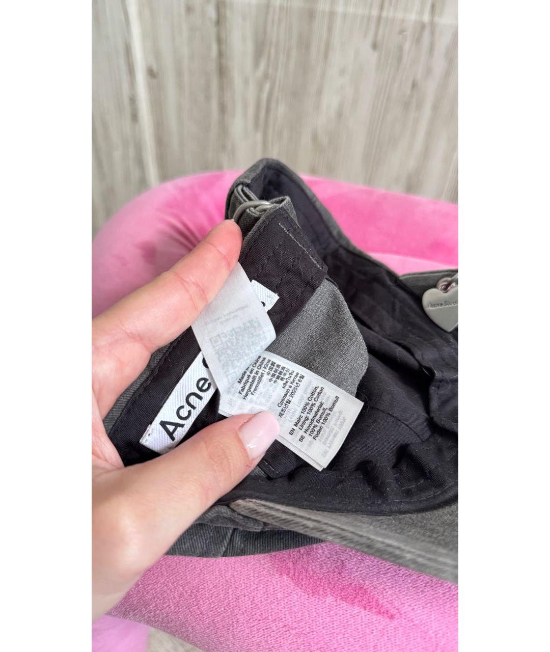 ACNE STUDIOS Серая кепка, фото 6
