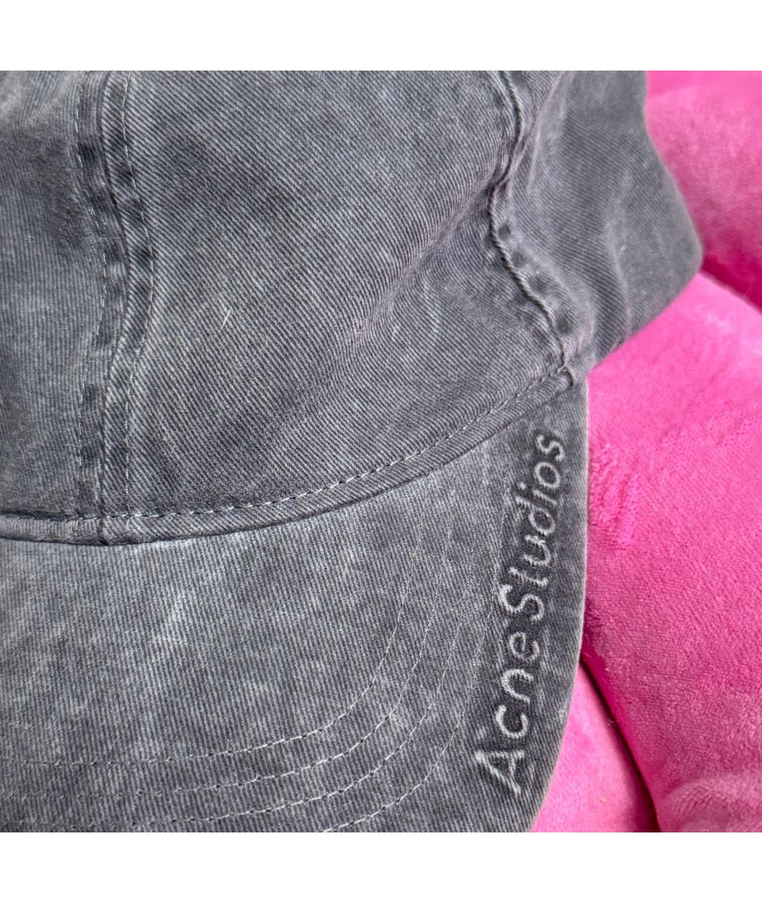 ACNE STUDIOS Серая кепка, фото 4