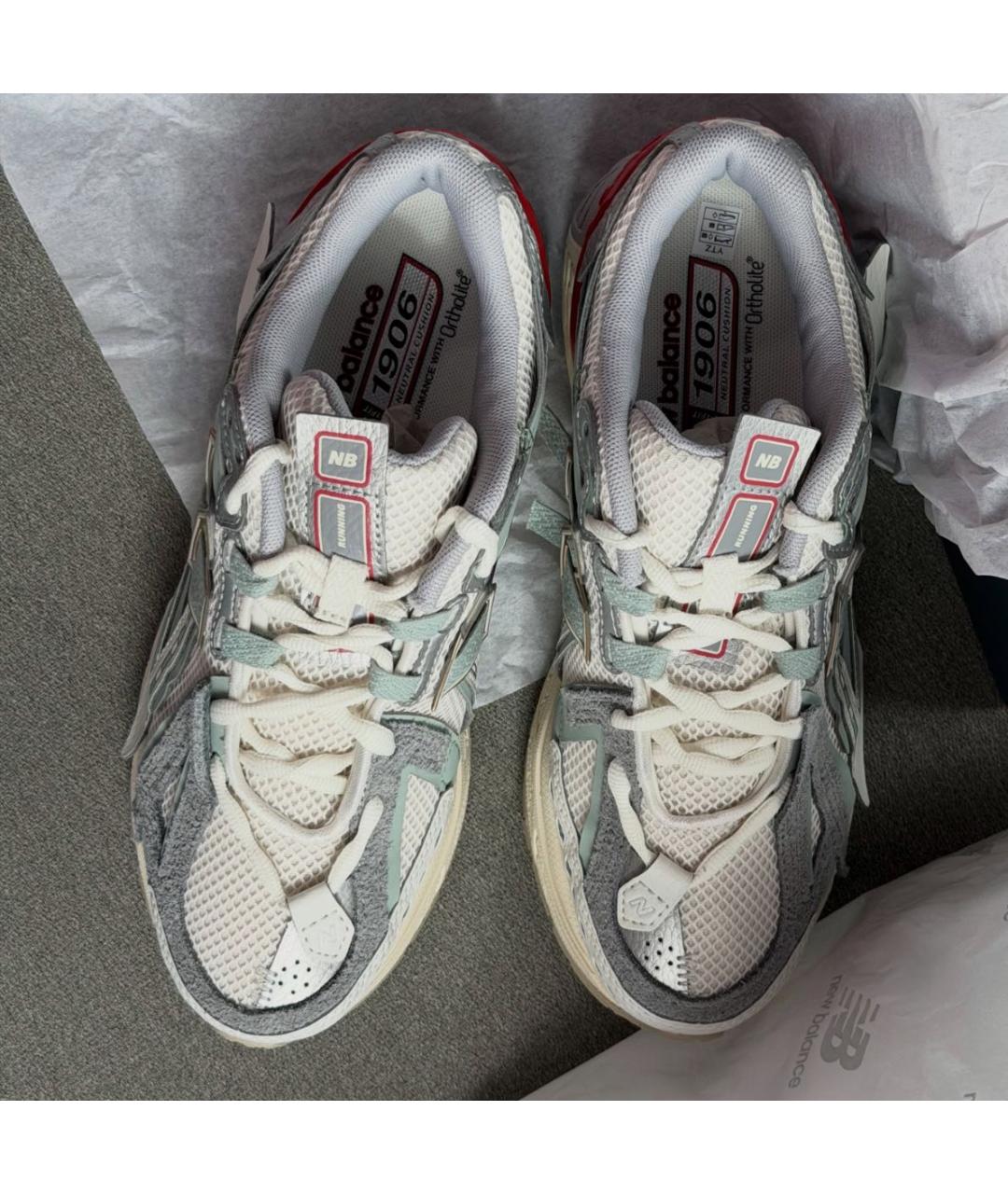 NEW BALANCE Серые кроссовки, фото 5