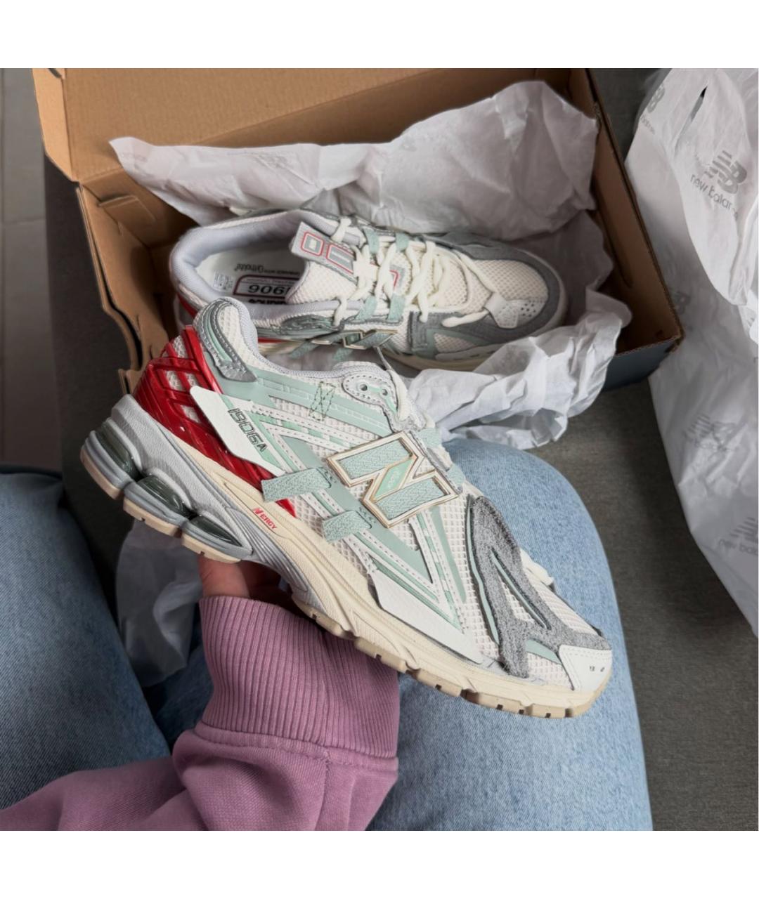 NEW BALANCE Серые кроссовки, фото 4