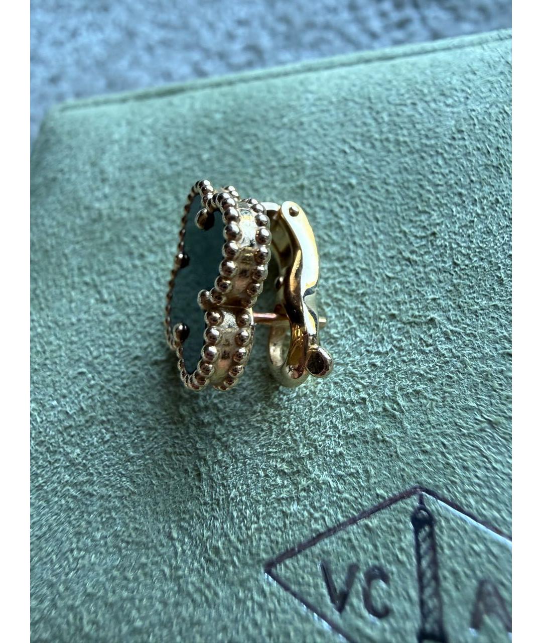 VAN CLEEF & ARPELS Золотые серьги из желтого золота, фото 4