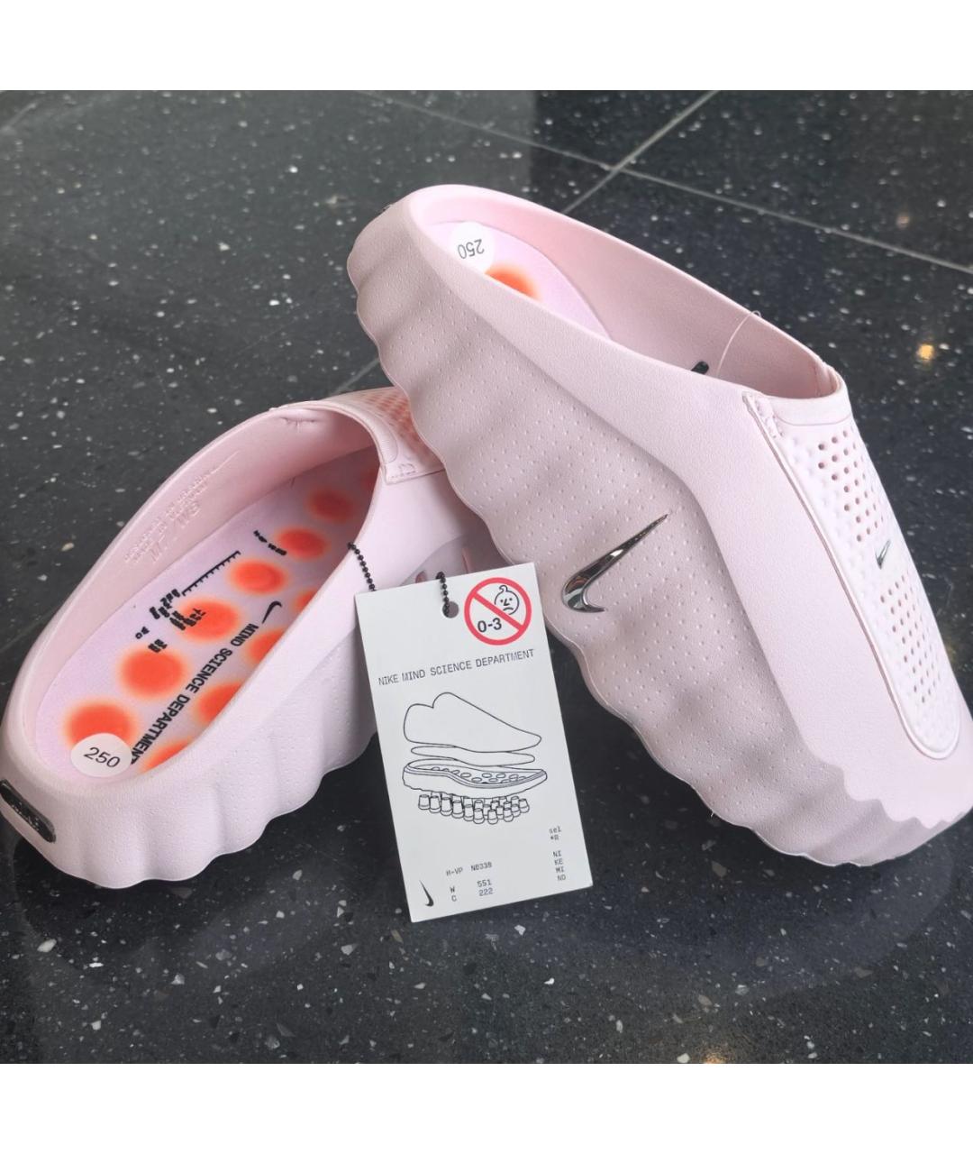 NIKE Розовые сабо, фото 7