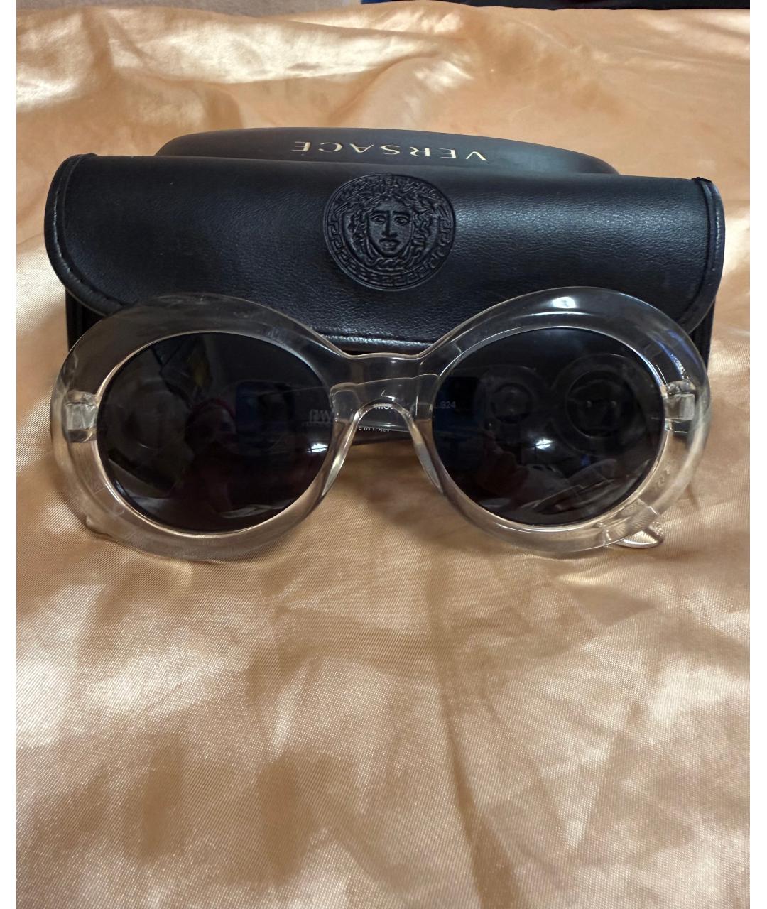 VERSACE Пластиковые солнцезащитные очки, фото 5