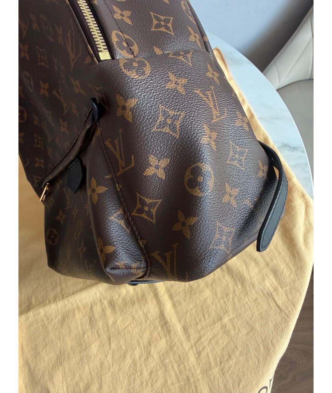LOUIS VUITTON Коричневый рюкзак, фото 7
