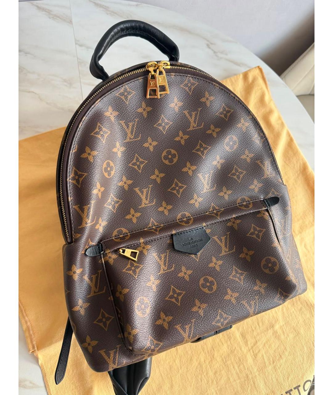 LOUIS VUITTON Коричневый рюкзак, фото 9