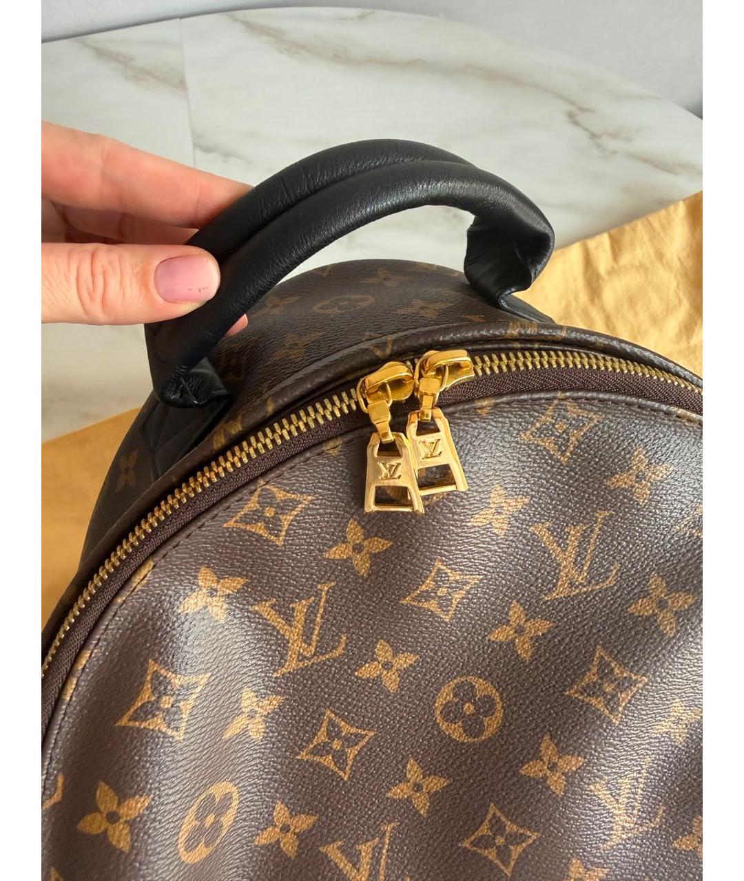 LOUIS VUITTON Коричневый рюкзак, фото 5