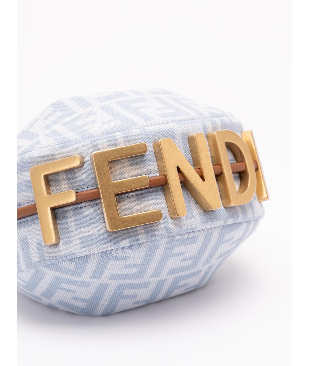 FENDI Мульти тканевая сумка с короткими ручками, фото 4