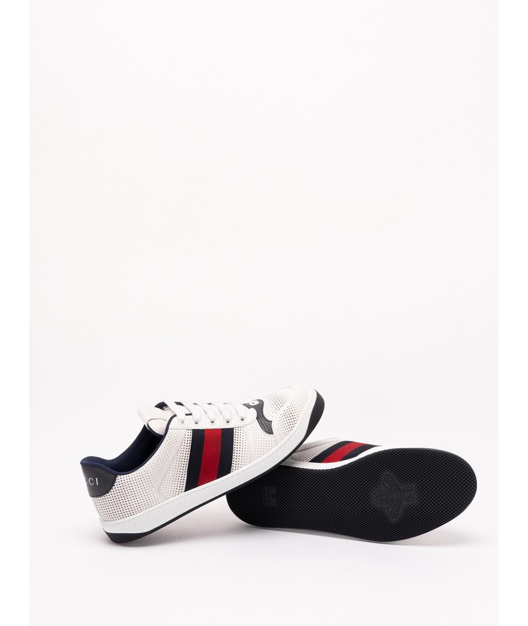 GUCCI Мульти кожаные низкие кроссовки / кеды, фото 4