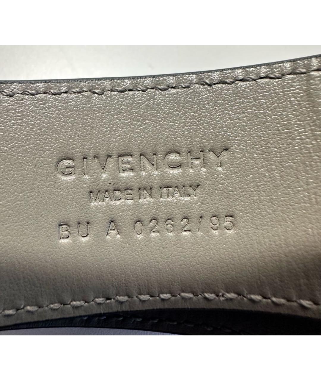 GIVENCHY Черный кожаный ремень, фото 3