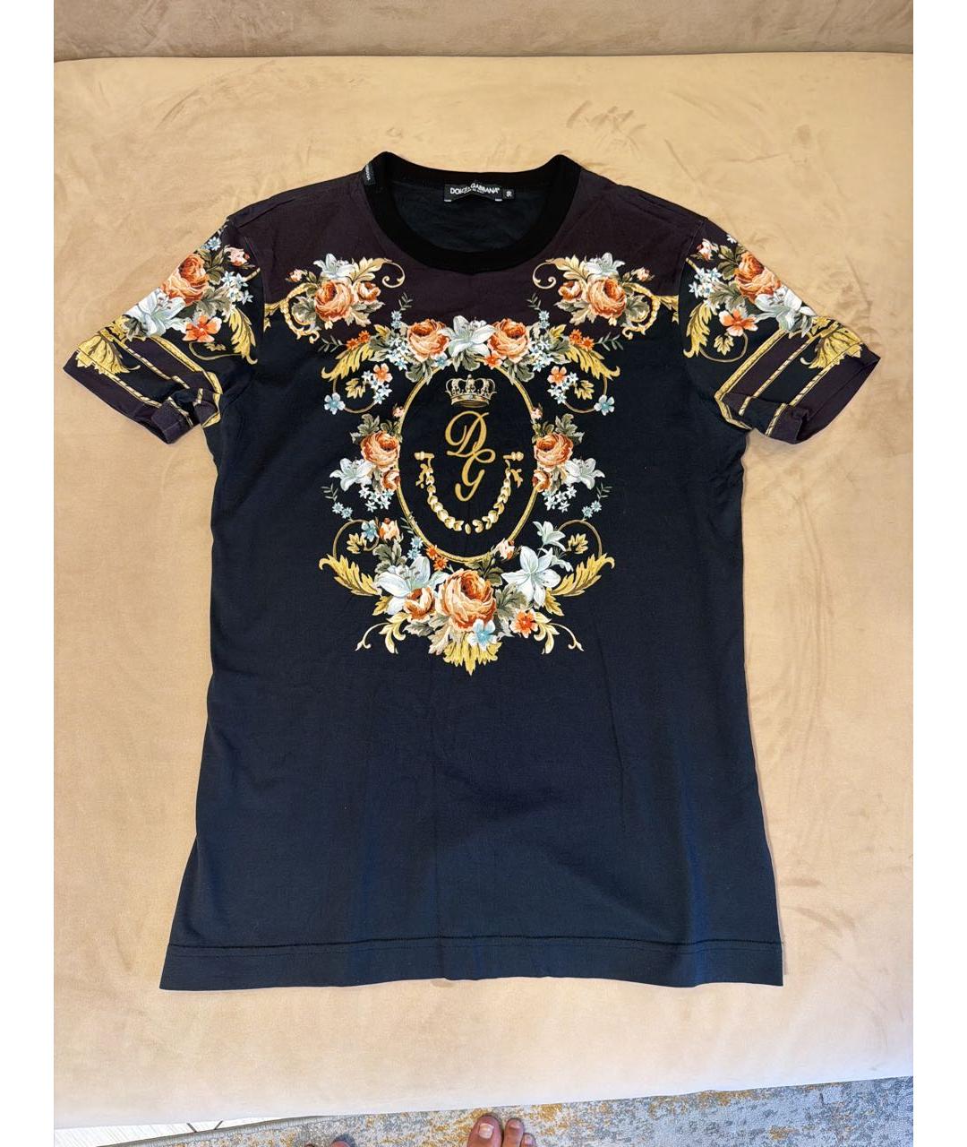 DOLCE&GABBANA Мульти хлопковая футболка, фото 9