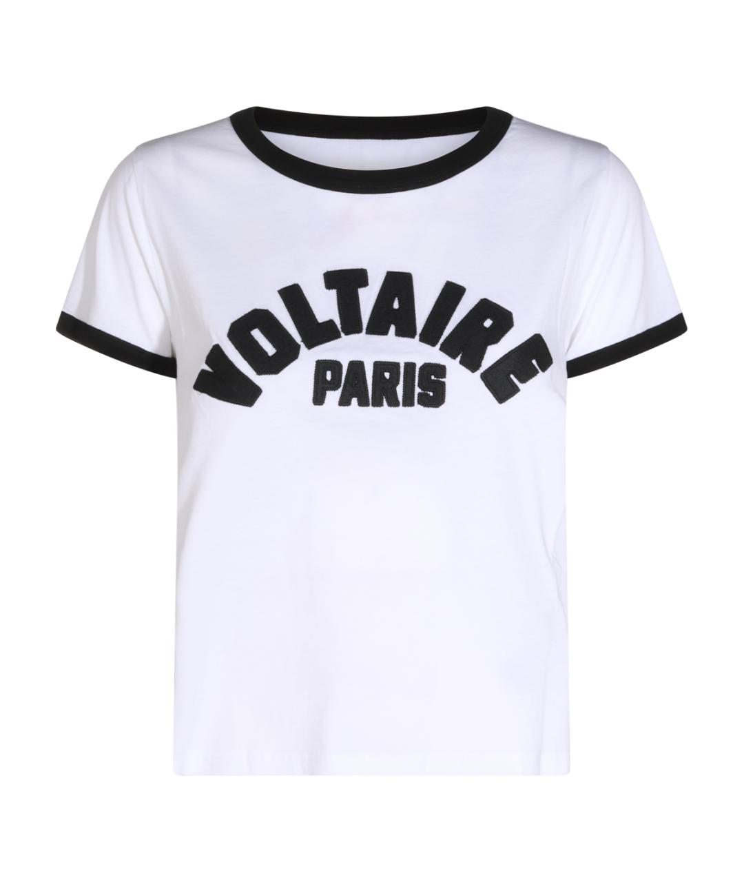 ZADIG & VOLTAIRE Белая хлопковая футболка, фото 1