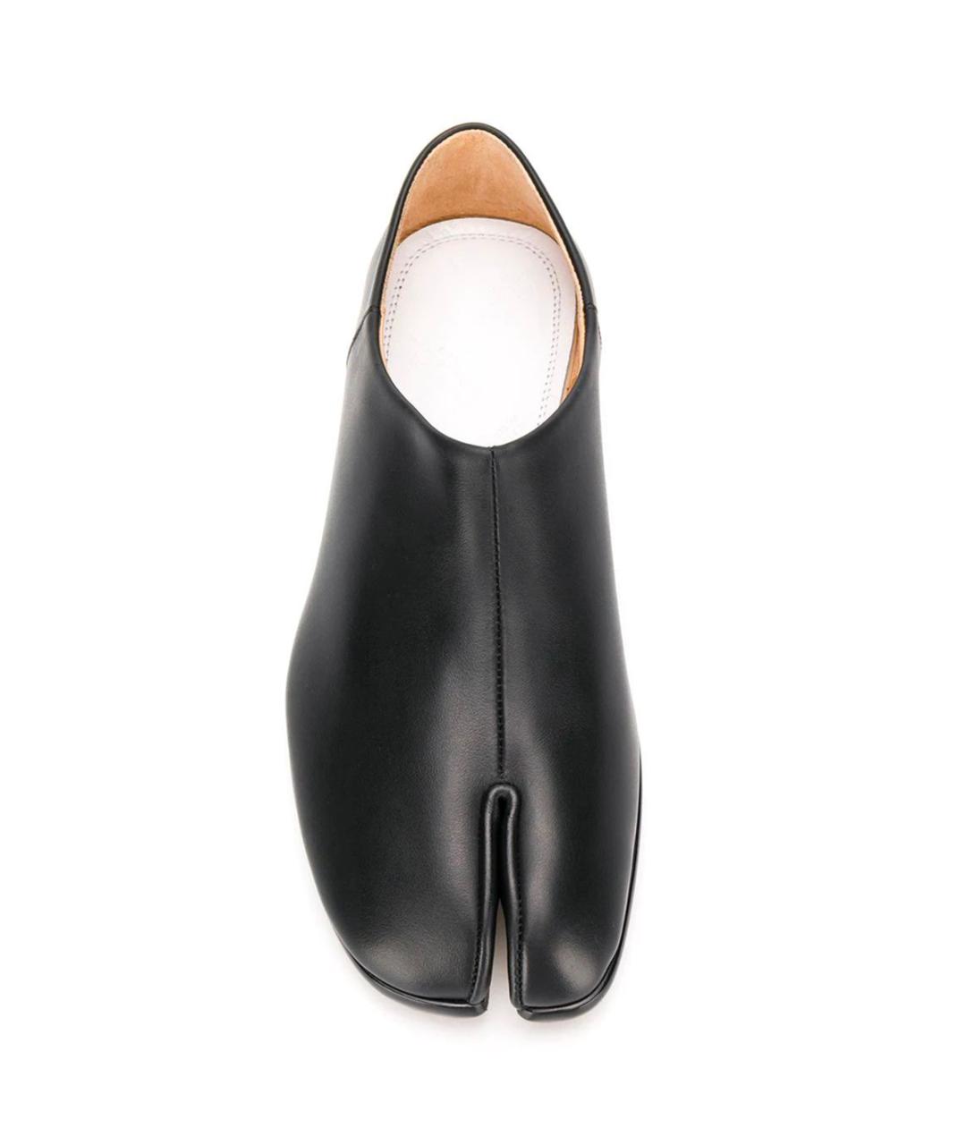 MAISON MARGIELA Черные кожаные лоферы, фото 4