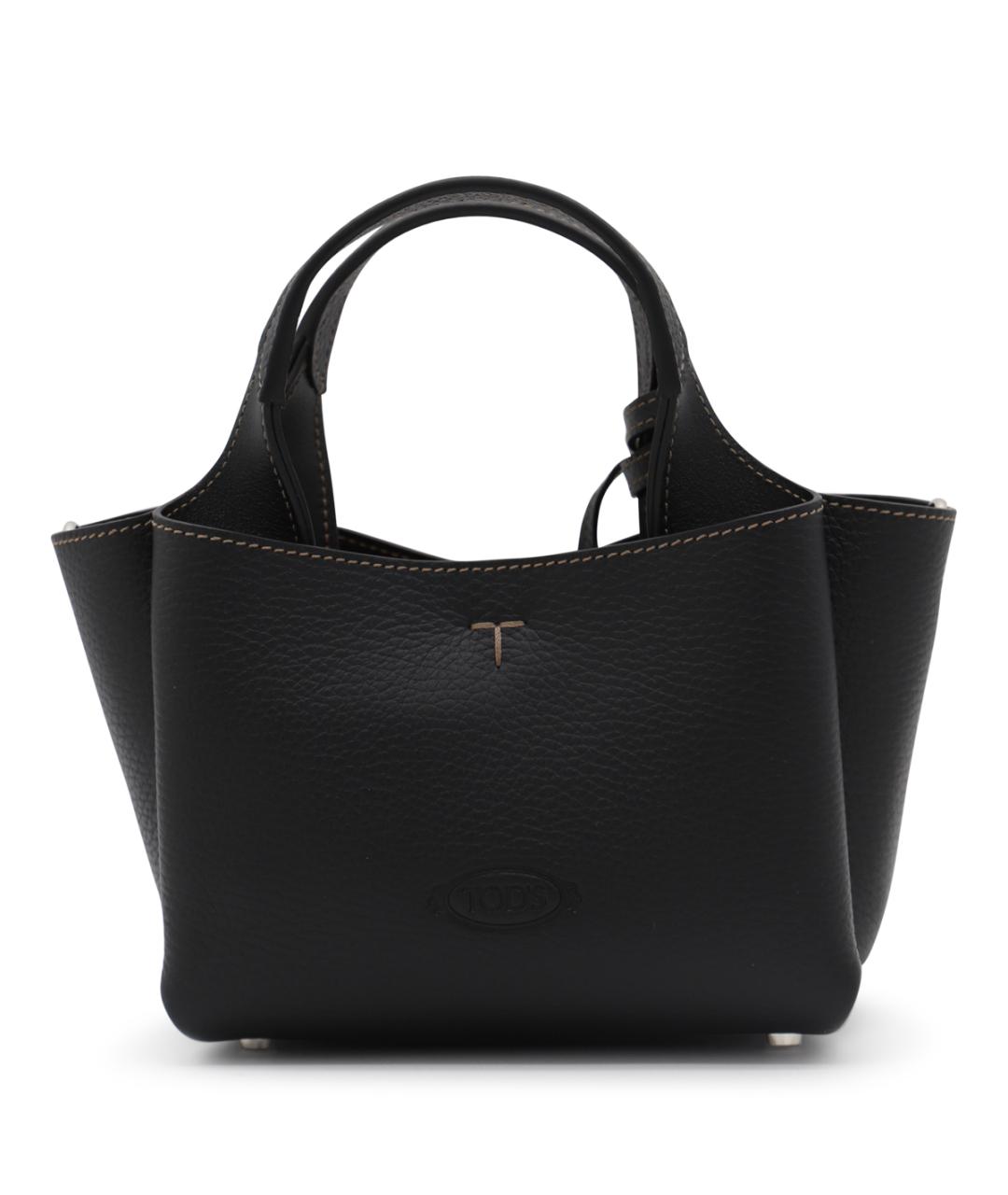 TOD'S Черная сумка тоут, фото 5