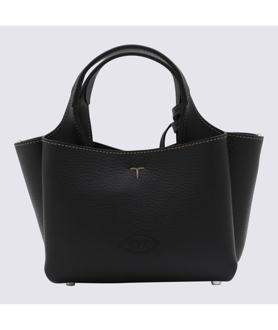 TOD'S Черная сумка тоут, фото 4