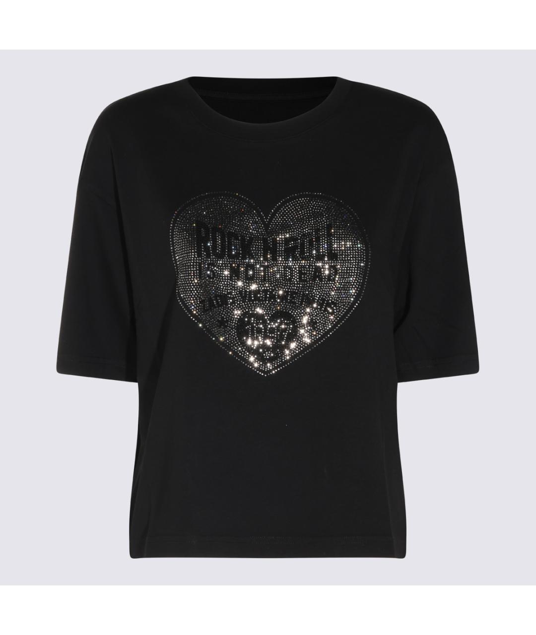 ZADIG & VOLTAIRE Черная хлопковая футболка, фото 2