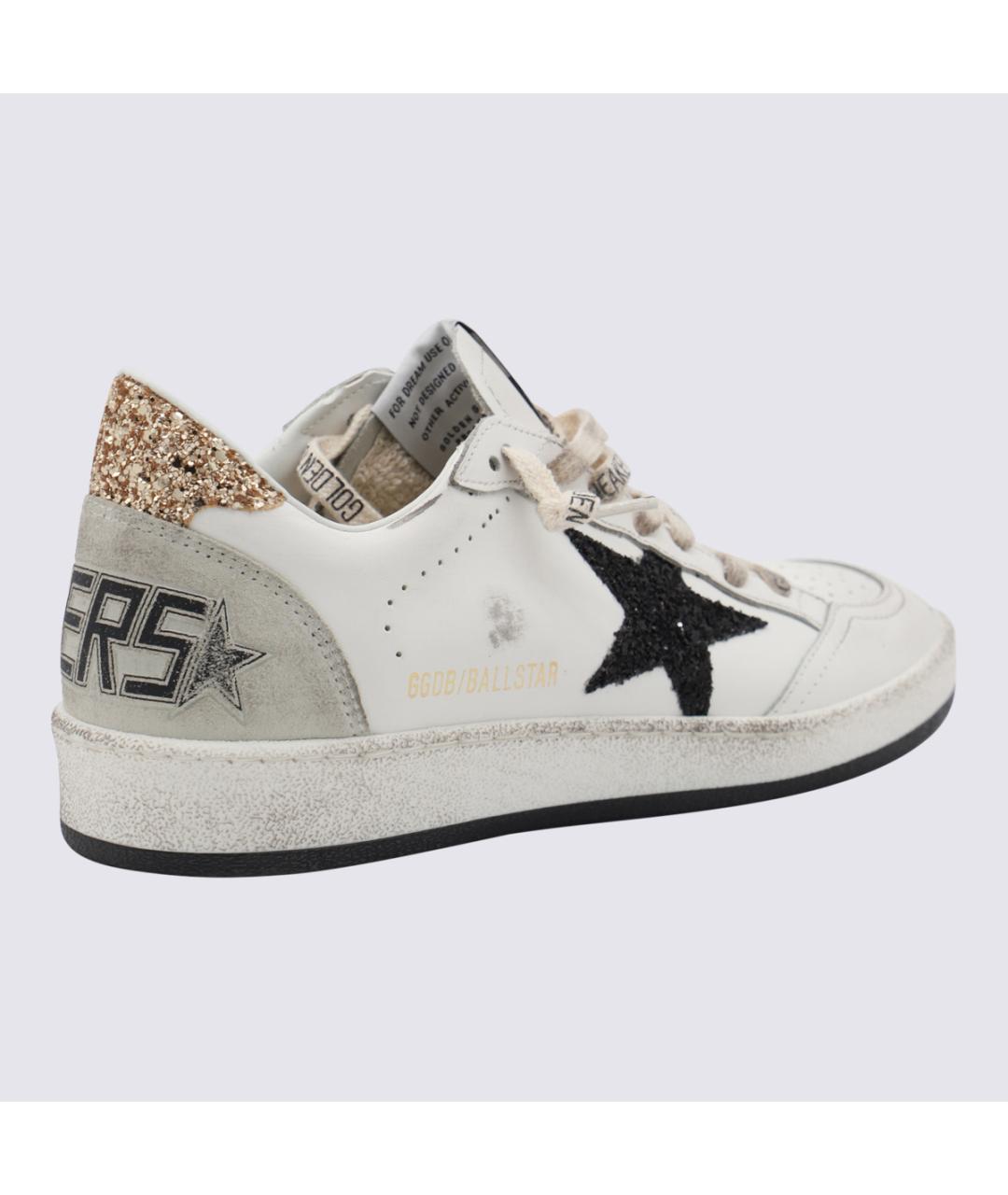 GOLDEN GOOSE Белые кожаные кеды, фото 6