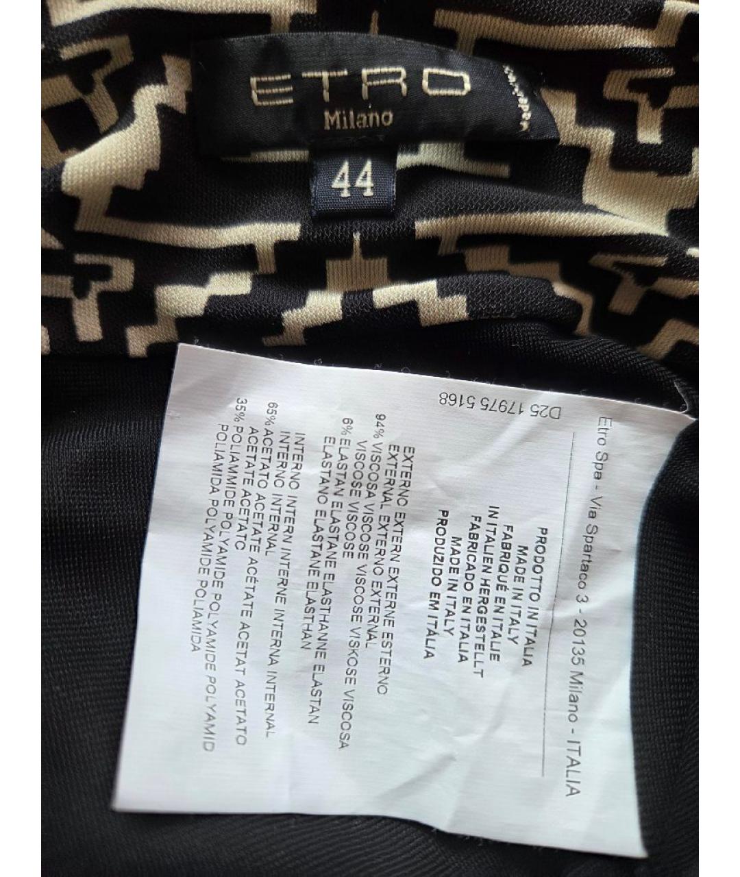 ETRO Мульти вискозное повседневное платье, фото 4