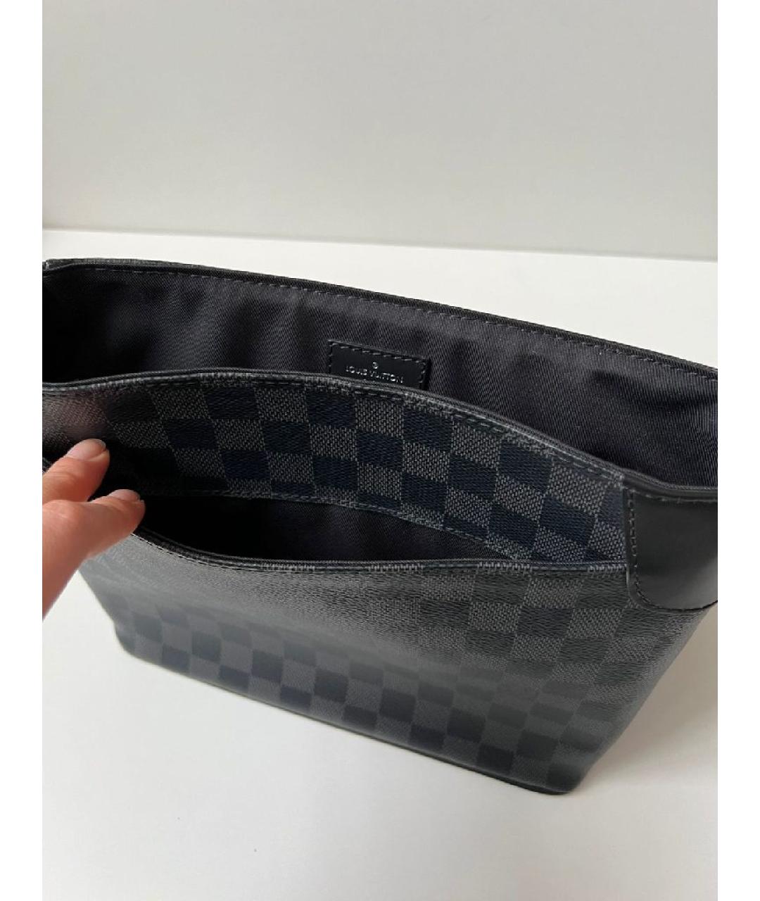 LOUIS VUITTON Черная сумка на плечо, фото 6