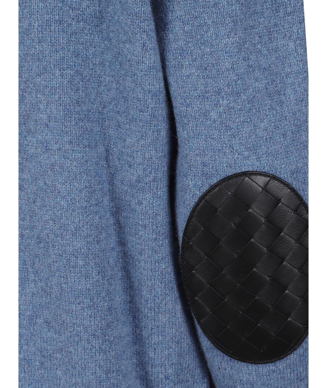 BOTTEGA VENETA Синий кашемировый джемпер / свитер, фото 2