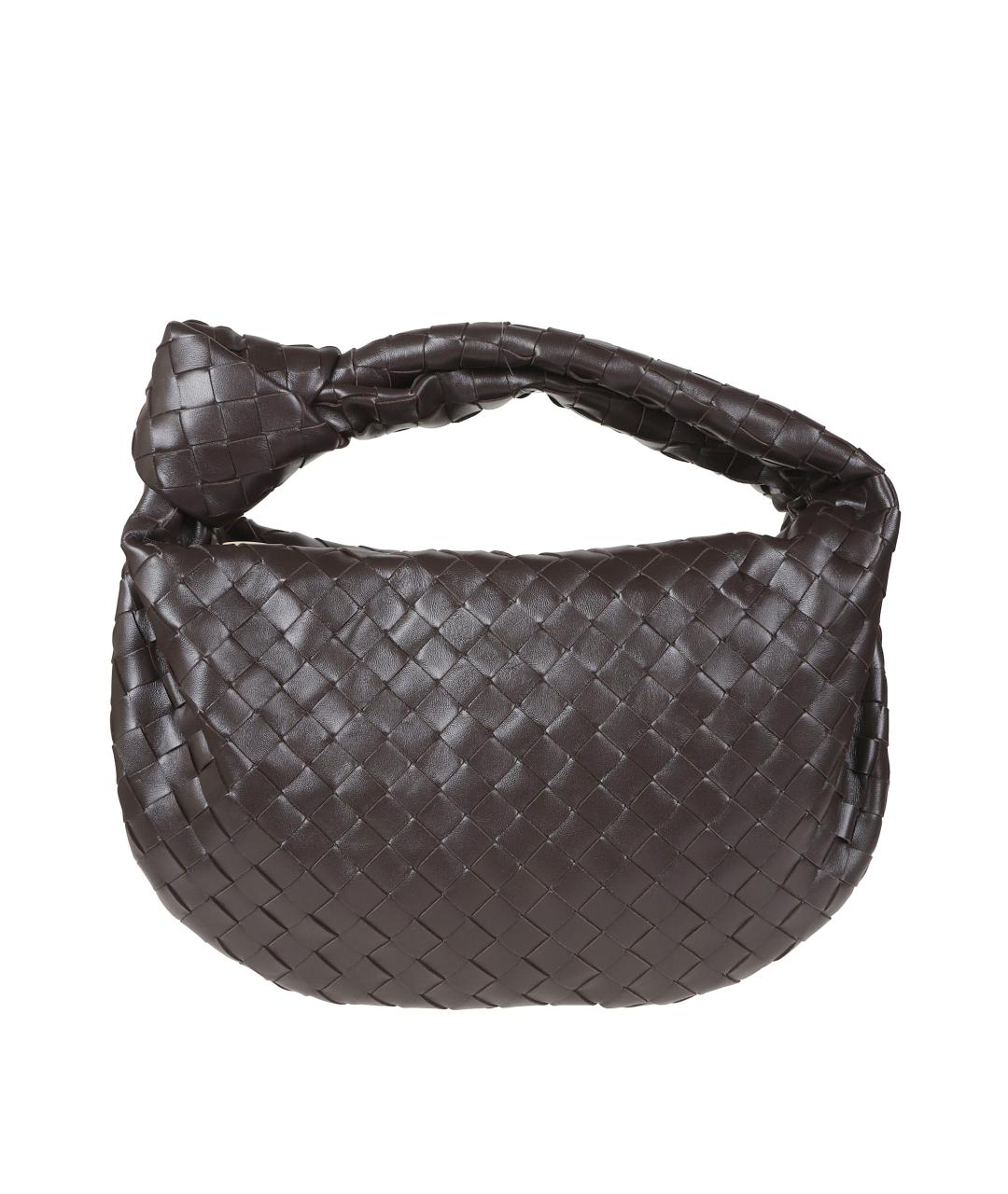 BOTTEGA VENETA Коричневая кожаная сумка через плечо, фото 1