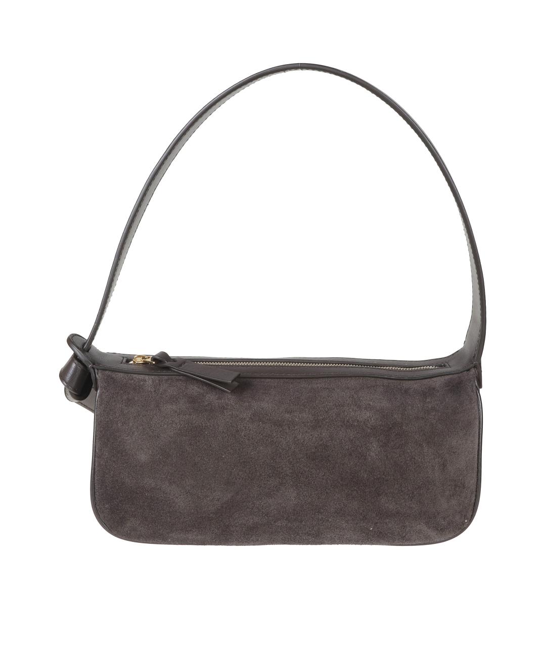 BOTTEGA VENETA Коричневая замшевая сумка через плечо, фото 1