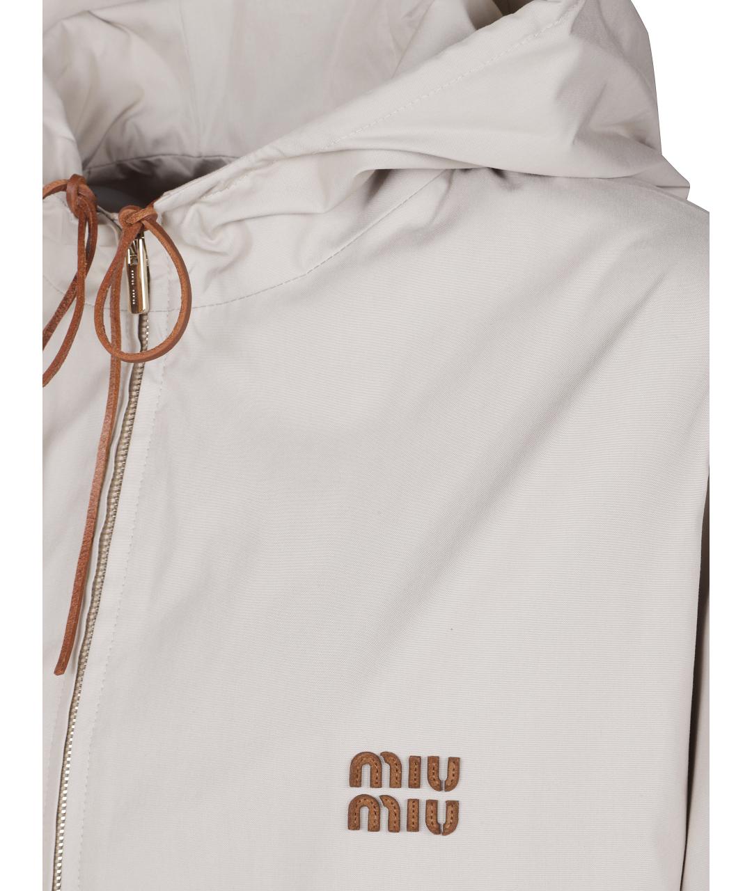 MIU MIU Белая куртка, фото 2
