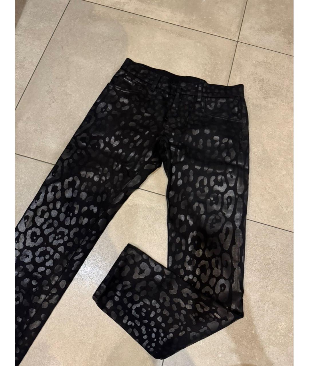DOLCE&GABBANA Черные хлопковые джинсы скинни, фото 2