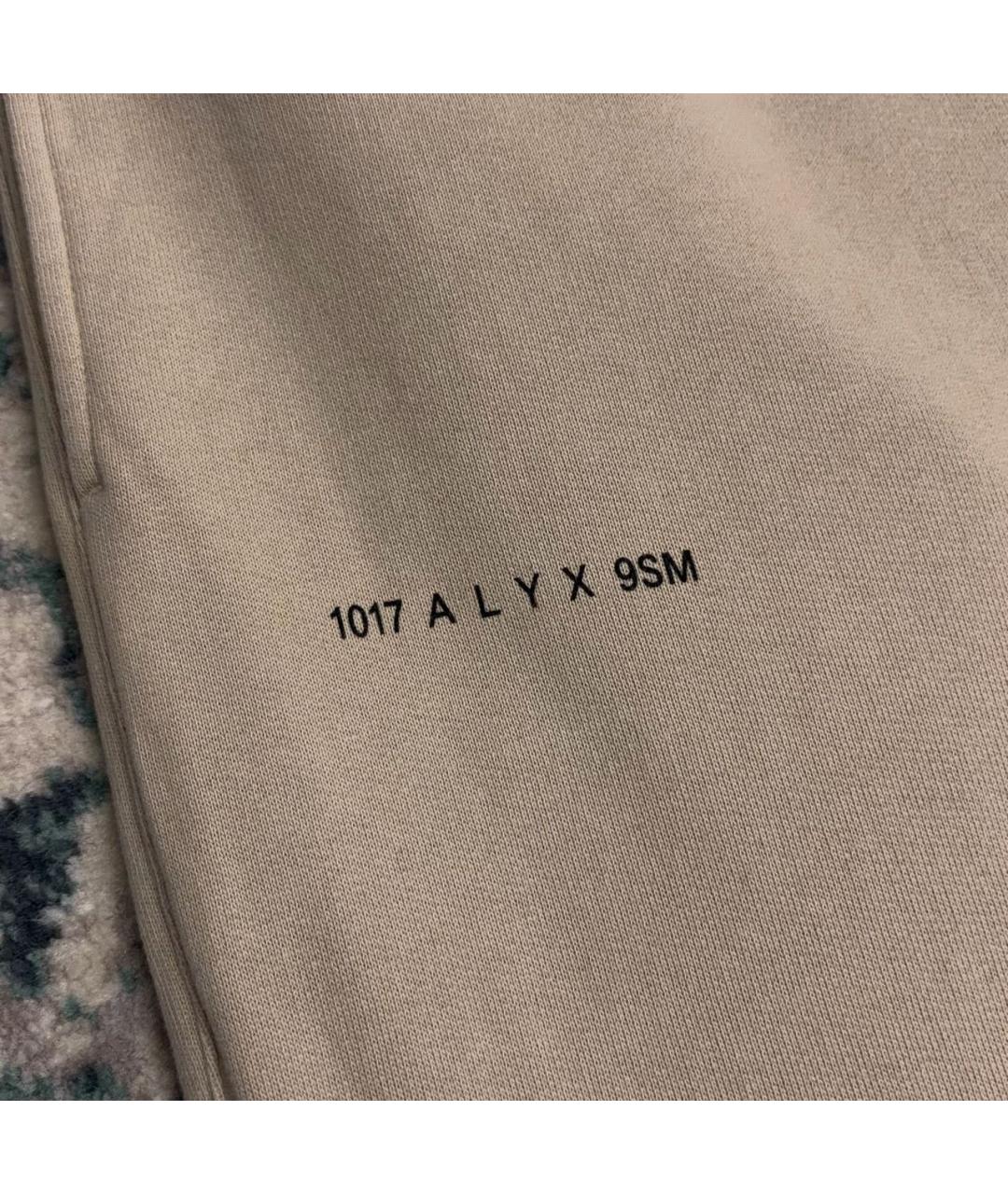 1017 ALYX 9SM Бежевые хлопковые повседневные брюки, фото 4