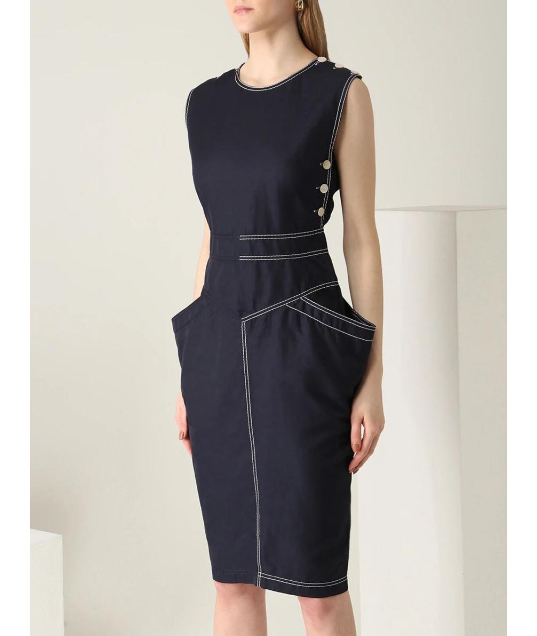 STELLA MCCARTNEY Темно-синее платье, фото 2